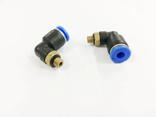 6mm hole to M5x0.8 (OD:5mm) male thread Pneumatic Tube Connectors Elbow Quick Fittings Air fitting 20pcs
6mm hole to M5x0.8 (OD:5mm) male thread Pneumatic Tube Connectors Elbow Quick Fittings Air fitting 20pcs