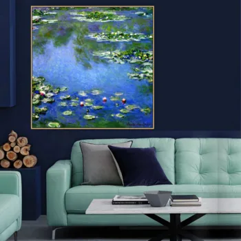 Water Lilies Claude Monet Famous Old Impressionist Artist Original Canvas Painting Print Wall Hanging Art Decoration
Water Lilies Claude Monet Famous Old Impressionist Artist Original Canvas Painting Print Wall Hanging Art Decoration