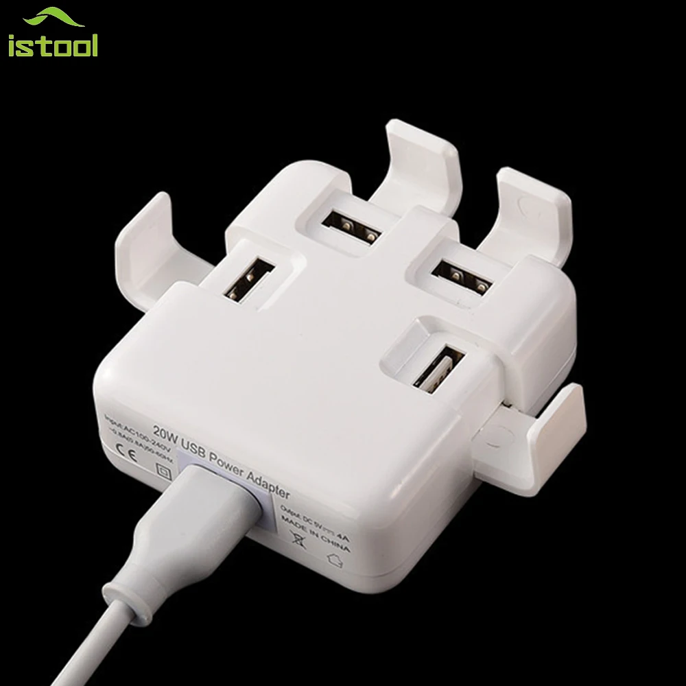 20W Dust Free 4 USB Outputs Charging Charger Power Adapter US EU Plug for iPhone xiaomi Smartphone Buckle Charger Phone Holder
20W Dust Free 4 USB Outputs Charging Charger Power Adapter US EU Plug for iPhone xiaomi Smartphone Buckle Charger Phone Holder