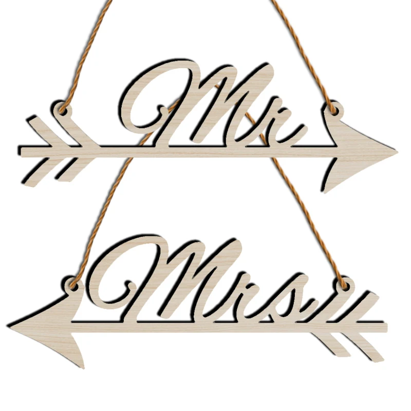 Newest 1Pair Mr & Mrs Arrow Signs Wedding Party Chair Decoration Photography Prop Rustic Wood Wedding Sign Decorations Favors
Newest 1Pair Mr & Mrs Arrow Signs Wedding Party Chair Decoration Photography Prop Rustic Wood Wedding Sign Decorations Favors