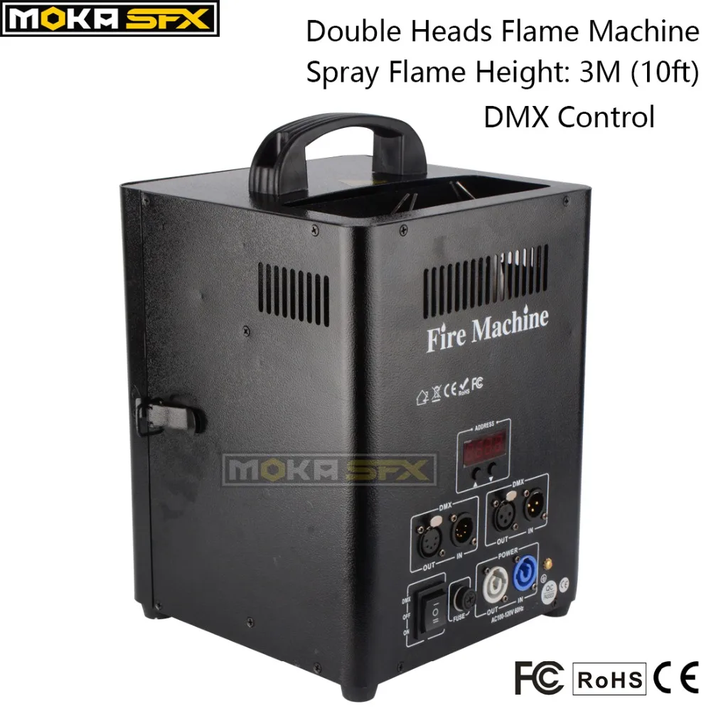 Double Heads Spray Fire Machine DMX Control performance show Special Effect Spray Flame machine for nigh club
Double Heads Spray Fire Machine DMX Control performance show Special Effect Spray Flame machine for nigh club