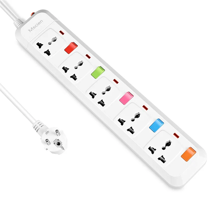 Extension Lead Power Socket Power Strip Individual Switched Overload Protection Universal Socket With Indicator Light UK Plug
Extension Lead Power Socket Power Strip Individual Switched Overload Protection Universal Socket With Indicator Light UK Plug