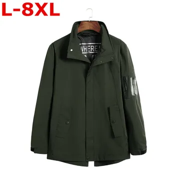 big plus size 8XL 7XL 6XL Brand New Clothing Bomber Fashion Jacket Spring 2018 Casual Manteau Homme Men's Elastic Jacket Coats
big plus size 8XL 7XL 6XL Brand New Clothing Bomber Fashion Jacket Spring 2018 Casual Manteau Homme Men's Elastic Jacket Coats