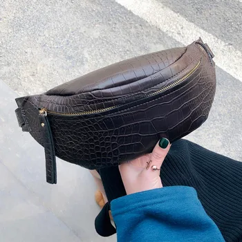 Crocodile Pattern PU Leather Waist Bags For Women 2020 Solid Color Funny Packs Ladies Belt Bags For Phone Female Funny Pack
Crocodile Pattern PU Leather Waist Bags For Women 2020 Solid Color Funny Packs Ladies Belt Bags For Phone Female Funny Pack