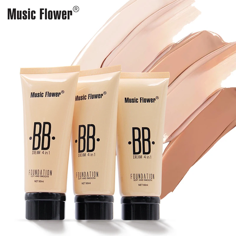 Music Flower BB Cream 4 in 1 Foundation Long Lasting Moisturizing Brightening Concealer Flawless Basic Makeup Women Beauty
Music Flower BB Cream 4 in 1 Foundation Long Lasting Moisturizing Brightening Concealer Flawless Basic Makeup Women Beauty