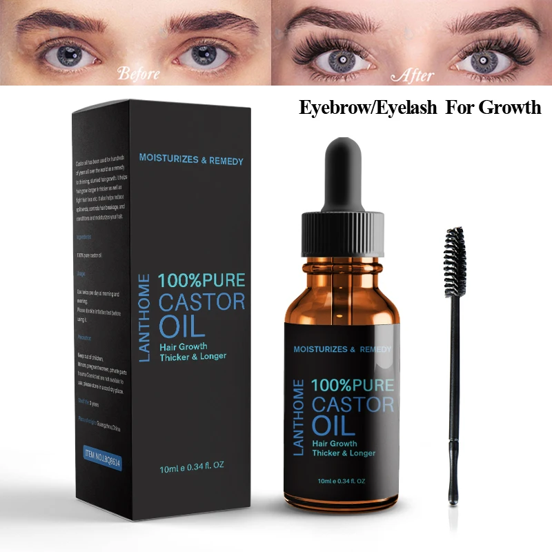 Multi-function Hair Eyebrow Eyelash Growth Liquid Castor Seed Oil Mild Maintenance Nourishing Eyelash Growth Essential Oil 10ml
Multi-function Hair Eyebrow Eyelash Growth Liquid Castor Seed Oil Mild Maintenance Nourishing Eyelash Growth Essential Oil 10ml
