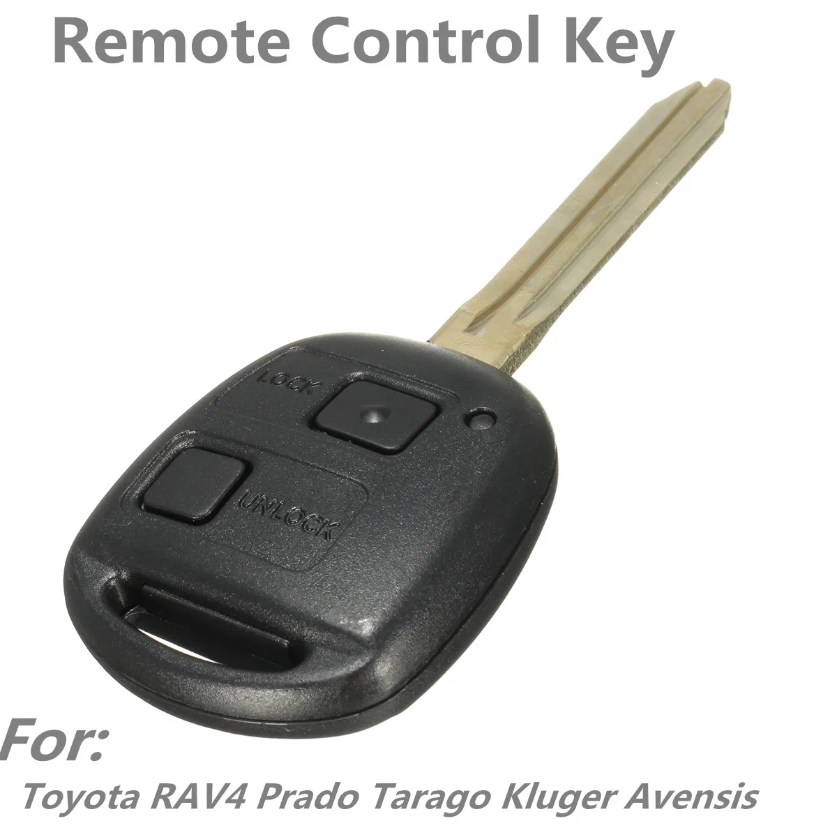 2 Button Remote Control Key Fob 433MHz 4D67 Chip For Toyota RAV4 Prado Tarago