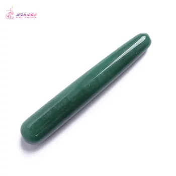 HIMABM 11 cm Natrual Green Aventurine wand for face massage reiking healing item relax tool kegel exercese and body massage.
HIMABM 11 cm Natrual Green Aventurine wand for face massage reiking healing item relax tool kegel exercese and body massage.