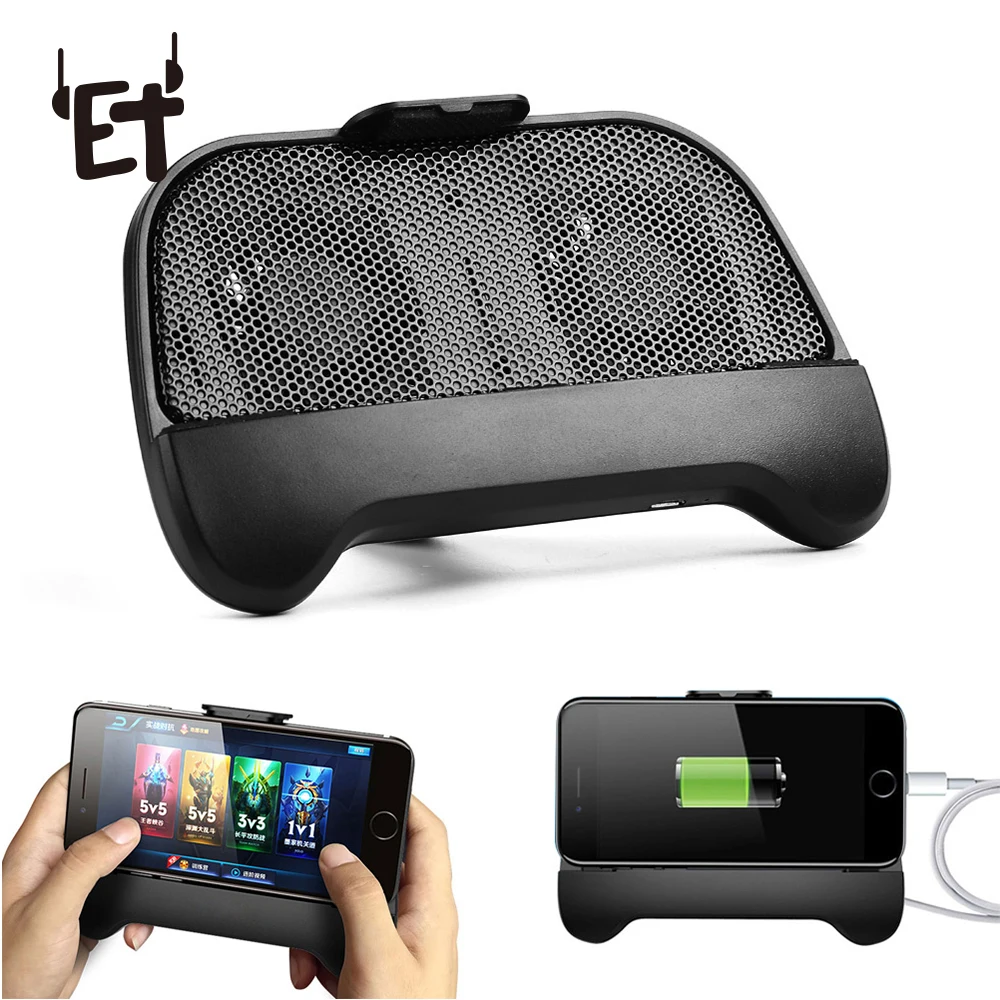 ET 4 in 1 Mobile Phone Radiator Charger Handle Gamepad Joystick Controller Mount Holder Cooling Fan Radiator with Power Charger
ET 4 in 1 Mobile Phone Radiator Charger Handle Gamepad Joystick Controller Mount Holder Cooling Fan Radiator with Power Charger