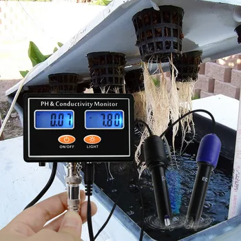 Digital Conductivity Monitor Tester ATC, PH & EC Meter Wall Mountable & Rechargeable Aquaculture, Aquarium, Pond, Hydroponic
Digital Conductivity Monitor Tester ATC, PH & EC Meter Wall Mountable & Rechargeable Aquaculture, Aquarium, Pond, Hydroponic