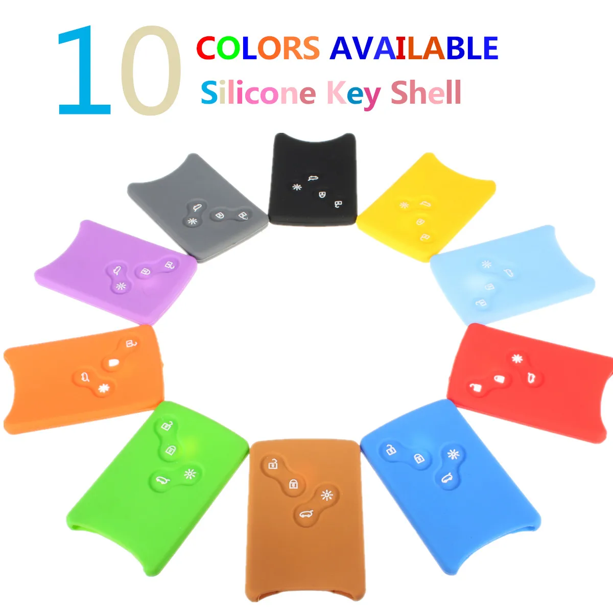 4 Bottons Silicone Car Key Cover Remote Key Shell Case for RENAULT Laguna Koleos Capture
4 Bottons Silicone Car Key Cover Remote Key Shell Case for RENAULT Laguna Koleos Capture