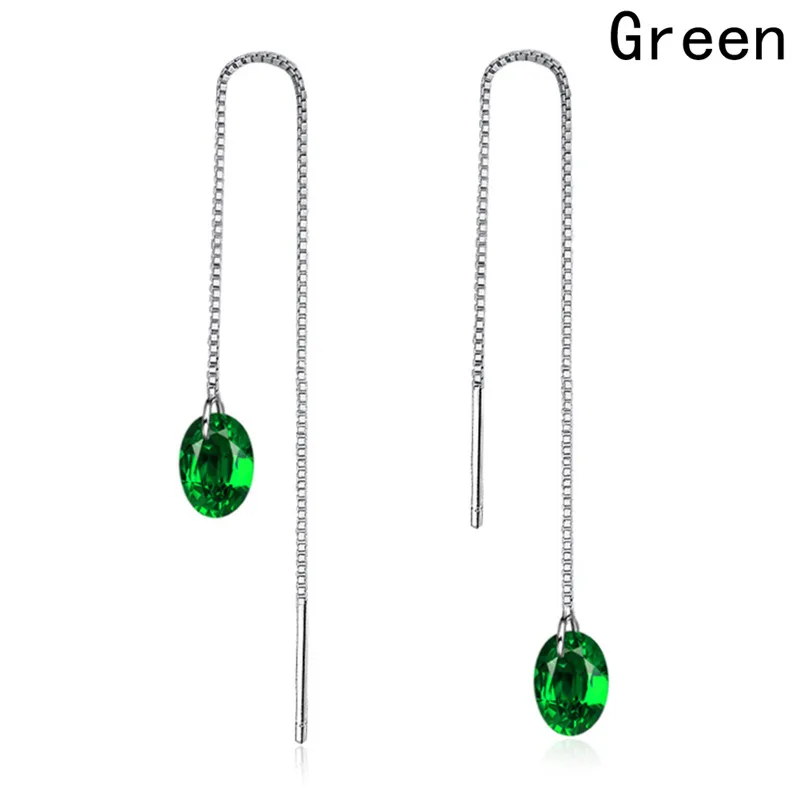 Long Line Earrings Green Precious Stone Ball Female Charm Dangle Earring
Long Line Earrings Green Precious Stone Ball Female Charm Dangle Earring
