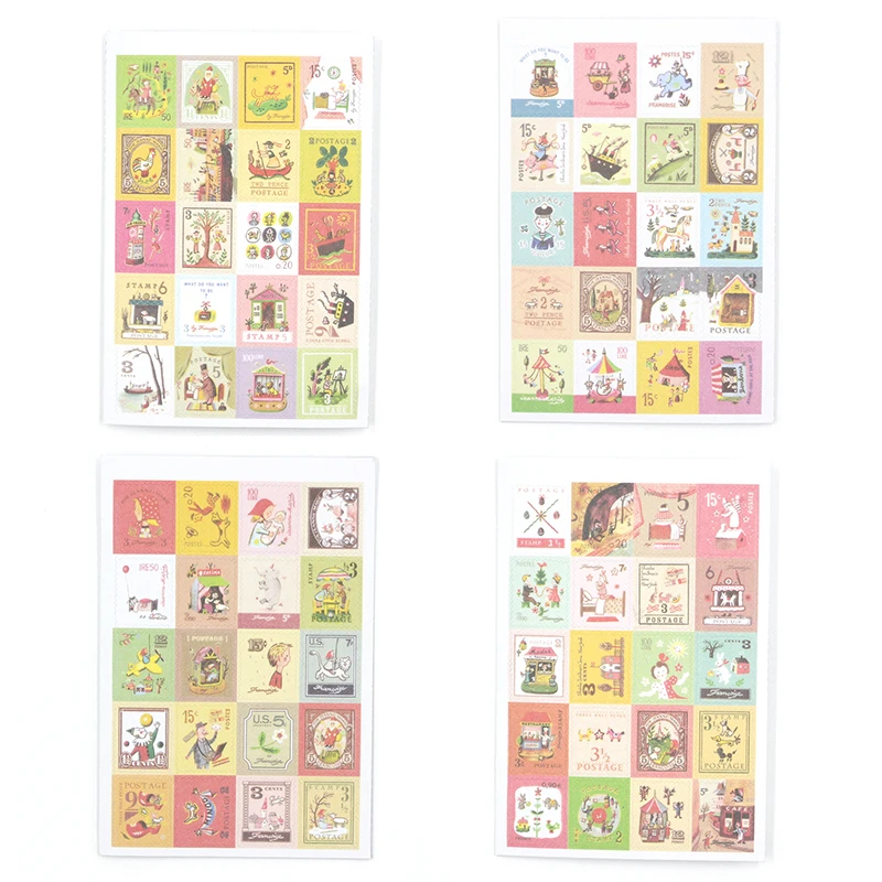 4PCS/Pack New Creative Cute South Korea Francoise Stamp Theme Paper Stickers Stationery Decorative Sticky Diary Posted
4PCS/Pack New Creative Cute South Korea Francoise Stamp Theme Paper Stickers Stationery Decorative Sticky Diary Posted