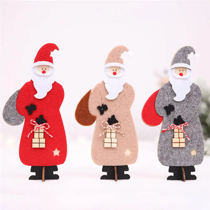 1 PC 9.5*20 cm Christmas Craft DIY Decoration Wooden Non-woven Fabric Felt Santa Claus Xmas Ornament Party New Year Supply Gift
1 PC 9.5*20 cm Christmas Craft DIY Decoration Wooden Non-woven Fabric Felt Santa Claus Xmas Ornament Party New Year Supply Gift