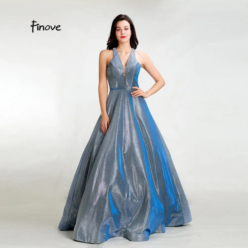 Finove Elegant Evening Dresses 2019 New Sexy Deep V Neck Simple A Line Reflective Dress Formal Gowns For Woman robe de soiree
Finove Elegant Evening Dresses 2019 New Sexy Deep V Neck Simple A Line Reflective Dress Formal Gowns For Woman robe de soiree