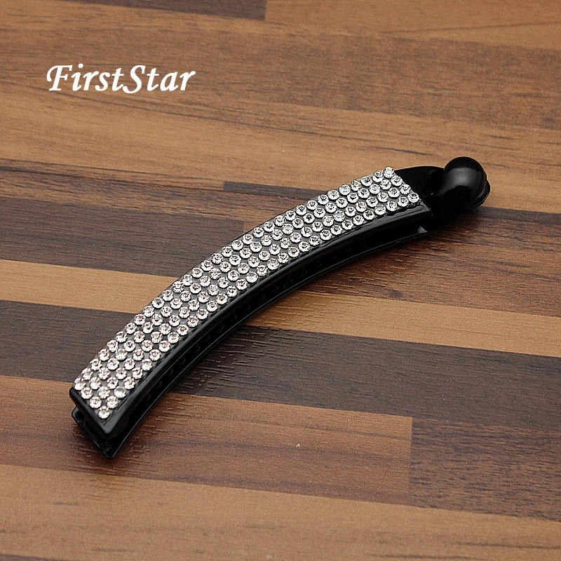 FirstStar Fashion Black Plastic Rhinestone Banana Hair Clip Clear Crystal Hair Claw Grab Hairpin For Women Girls Accessories
FirstStar Fashion Black Plastic Rhinestone Banana Hair Clip Clear Crystal Hair Claw Grab Hairpin For Women Girls Accessories