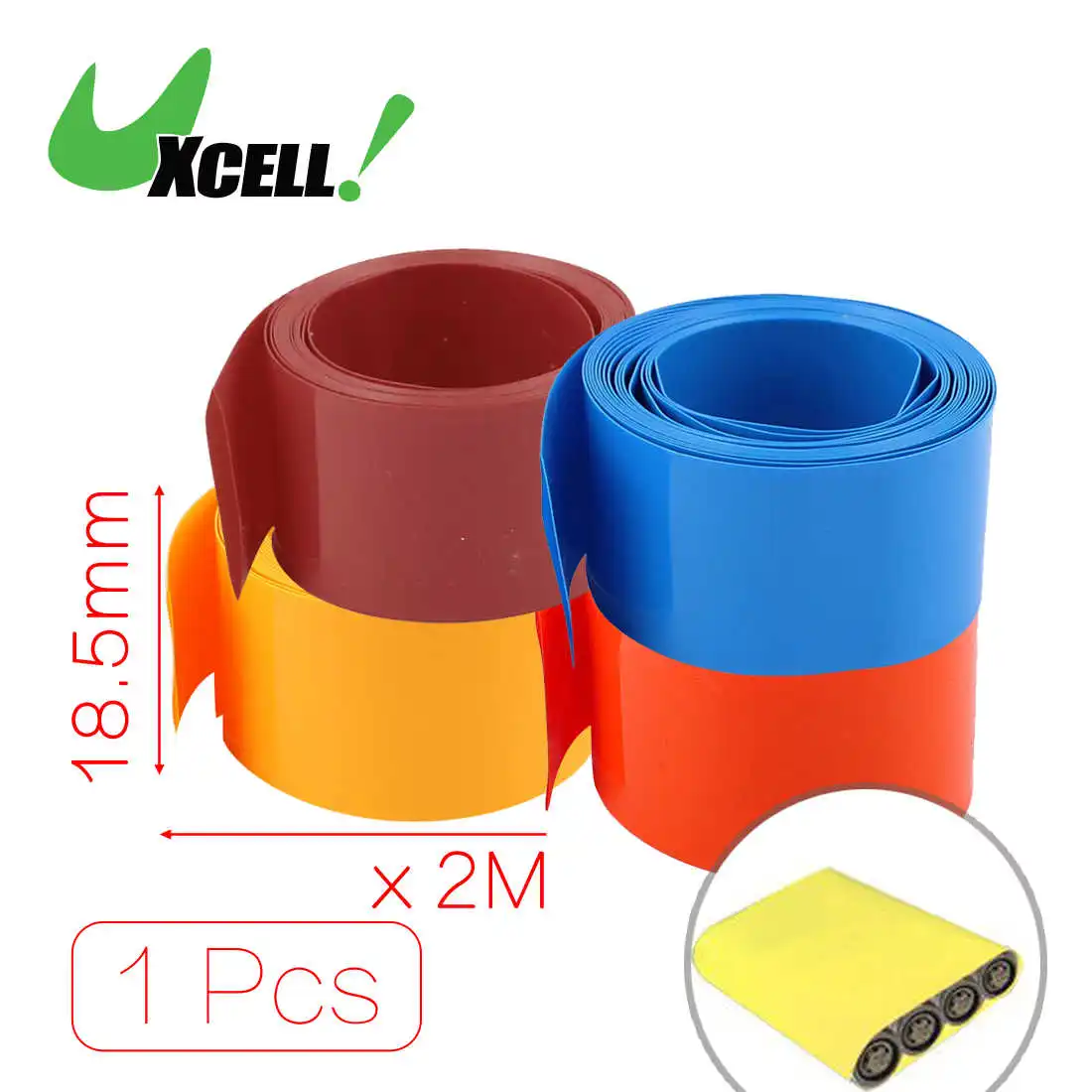 Uxcell 18.5Mm Diameter 2M Length Pvc Heat Shrink Tube Tubing Battery Wrap Clear . | blue | clear | green | orange | red | white
Uxcell 18.5Mm Diameter 2M Length Pvc Heat Shrink Tube Tubing Battery Wrap Clear . | blue | clear | green | orange | red | white