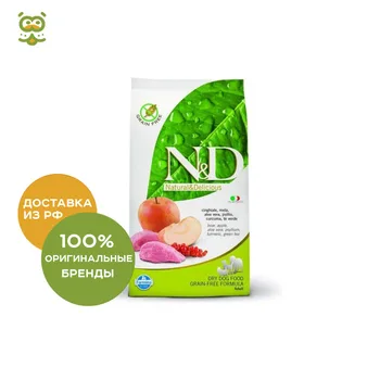 N&D Dog Boar & Apple Adult Mini корм для взрослых собак мелких пород, Кабан и яблоко, 800 г.
N&D Dog Boar & Apple Adult Mini корм для взрослых собак мелких пород, Кабан и яблоко, 800 г.