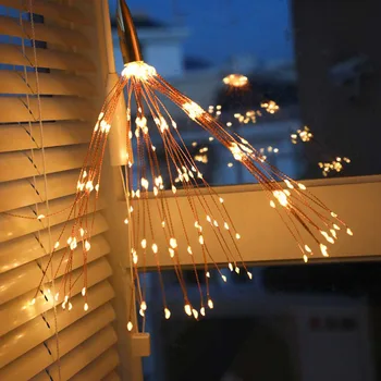 200LEDs Copper Wire Firework LED String Light Remote Control 8 Modes Fairy String Light Christmas Party Hanging Decoration Lamps
200LEDs Copper Wire Firework LED String Light Remote Control 8 Modes Fairy String Light Christmas Party Hanging Decoration Lamps