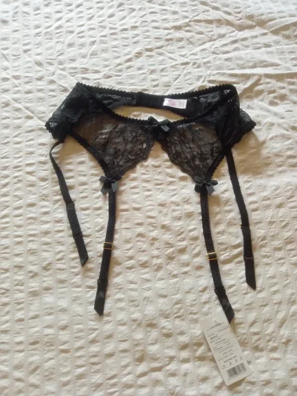 Трусики-пояс для чулок Erolanta Iveta, черные, 46-48 УТ-00004533M/L - Erolanta - Пояса для чулок - Купить