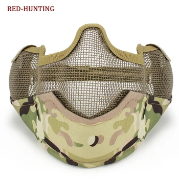 Airsoft Lower Half Face Metal Steel Net Mesh Hunting Tactical Protective Airsoft Mask For Party Cosplay Halloween
Airsoft Lower Half Face Metal Steel Net Mesh Hunting Tactical Protective Airsoft Mask For Party Cosplay Halloween