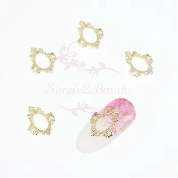 10pcs/lot Nail Art Manicure Charms Jewelry Lace Edge Mirror Frame Oval Hollow Out Design Clear Zircon 3D Decorations Accessories
10pcs/lot Nail Art Manicure Charms Jewelry Lace Edge Mirror Frame Oval Hollow Out Design Clear Zircon 3D Decorations Accessories