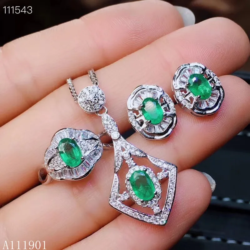 KJJEAXCMY boutique jewels 925 sterling silver inlaid Diamond Emerald female Ring Pendant Earrings 3 sets support identification
KJJEAXCMY boutique jewels 925 sterling silver inlaid Diamond Emerald female Ring Pendant Earrings 3 sets support identification