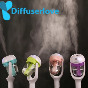 Diffuserlove USB Humidifier 50ml humidificador Essential Oil Diffuser Ultrasonic Aroma diffuser Mist Make With LED Light
Diffuserlove USB Humidifier 50ml humidificador Essential Oil Diffuser Ultrasonic Aroma diffuser Mist Make With LED Light