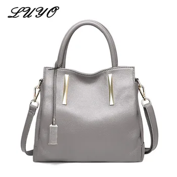 LUYO Soft Natural Cowhide Women Designer Handbag High Quality Ladies Tote Bags Genuine Leather Women Messenger Shoulder Bags
LUYO Soft Natural Cowhide Women Designer Handbag High Quality Ladies Tote Bags Genuine Leather Women Messenger Shoulder Bags