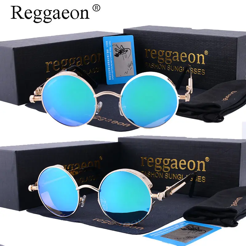 2017 reggaeon Classic Round Steampunk Sunglasses Women Vintage Sunglass Men Gothic Polarizing Gold Metal Circle Goggles Mirror
2017 reggaeon Classic Round Steampunk Sunglasses Women Vintage Sunglass Men Gothic Polarizing Gold Metal Circle Goggles Mirror