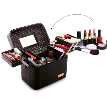 Women Professional Bag Portable Makeup Organizer Large Capacity Multilayer Storage Box Suitcase For Manicure storage
Women Professional Bag Portable Makeup Organizer Large Capacity Multilayer Storage Box Suitcase For Manicure storage