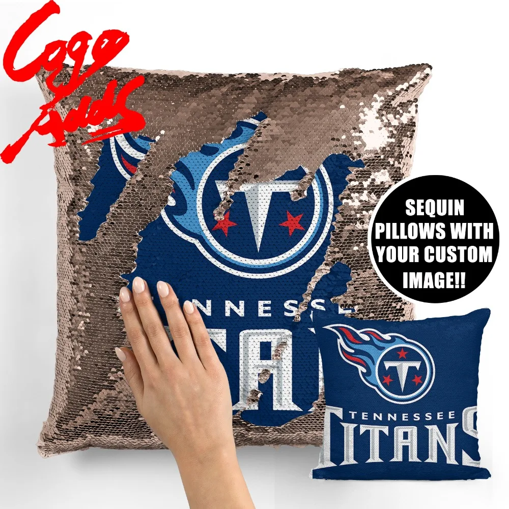 Tennessee Titans decorative throw pillows reversible mermaid sequin pillow case cover dropshipping
Tennessee Titans decorative throw pillows reversible mermaid sequin pillow case cover dropshipping