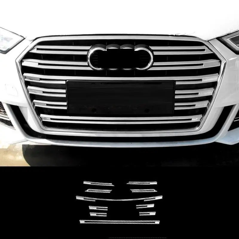 Front Bumper Grille exterior Excent decorative modification sticker strip accessories car styling parts mouldings 17 FOR Audi A3
Front Bumper Grille exterior Excent decorative modification sticker strip accessories car styling parts mouldings 17 FOR Audi A3