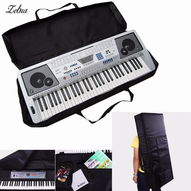 Zebra 61 Key Black Piano Keyboard Case Bag Electronic Music Carry Oxford Cloth Tote Music Keyboard Bag For Musical Instruments
Zebra 61 Key Black Piano Keyboard Case Bag Electronic Music Carry Oxford Cloth Tote Music Keyboard Bag For Musical Instruments