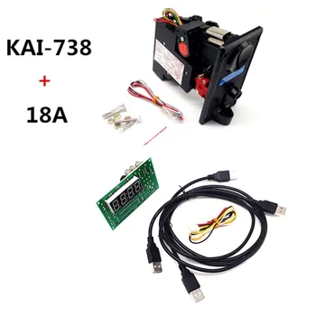 Plastic front plate KAI-738 CPU coin acceptor selector with USB timer board, control power of USB device, keyboard, mouse,
Plastic front plate KAI-738 CPU coin acceptor selector with USB timer board, control power of USB device, keyboard, mouse,