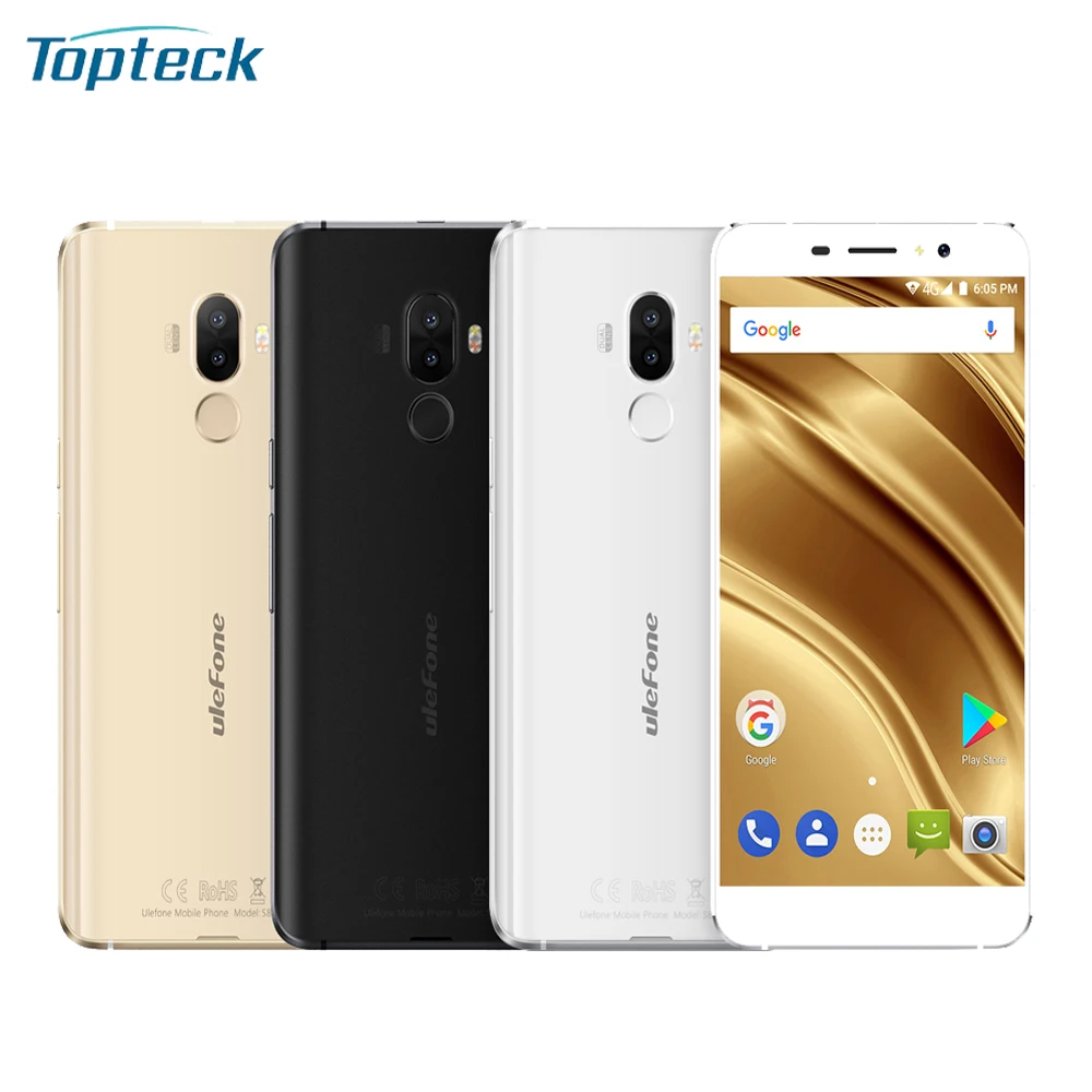 Ulefone S8 Pro 5.3 inch Mobile Phone HD MTK6737 Quad Core Android 7.0 2GB+16GB Fingerprint 4G Smartphone
Ulefone S8 Pro 5.3 inch Mobile Phone HD MTK6737 Quad Core Android 7.0 2GB+16GB Fingerprint 4G Smartphone
