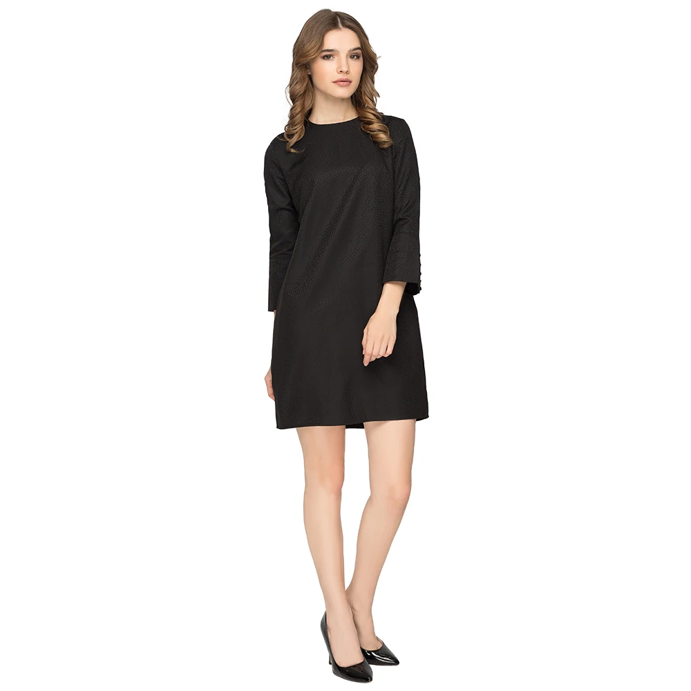 Gloria Jeans Стильное платье свободного кроя с рукавом ¾ GDR010831|gloria jeans|dress jeansjeans dress |
