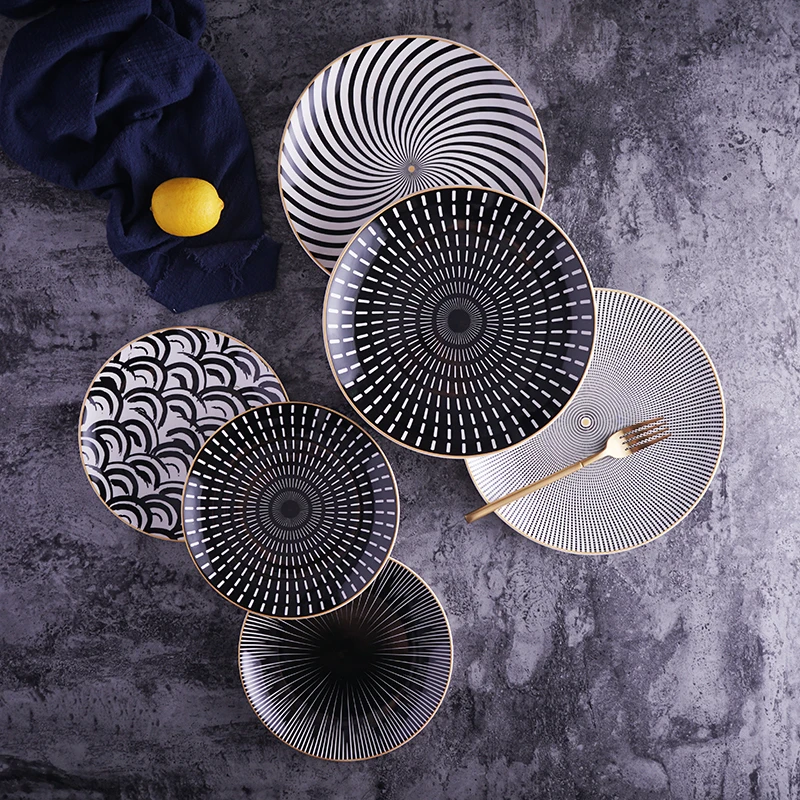 Geometry 10 inch ceramic Dinner Plates dishs 8 inch dessert plate snack plate cake plate decoration tableware dinner set
Geometry 10 inch ceramic Dinner Plates dishs 8 inch dessert plate snack plate cake plate decoration tableware dinner set