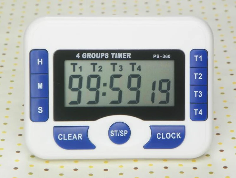 Kitchen four-channel timer Countdown timer Four-channel kitchen timer alarm multiple reminder
Kitchen four-channel timer Countdown timer Four-channel kitchen timer alarm multiple reminder