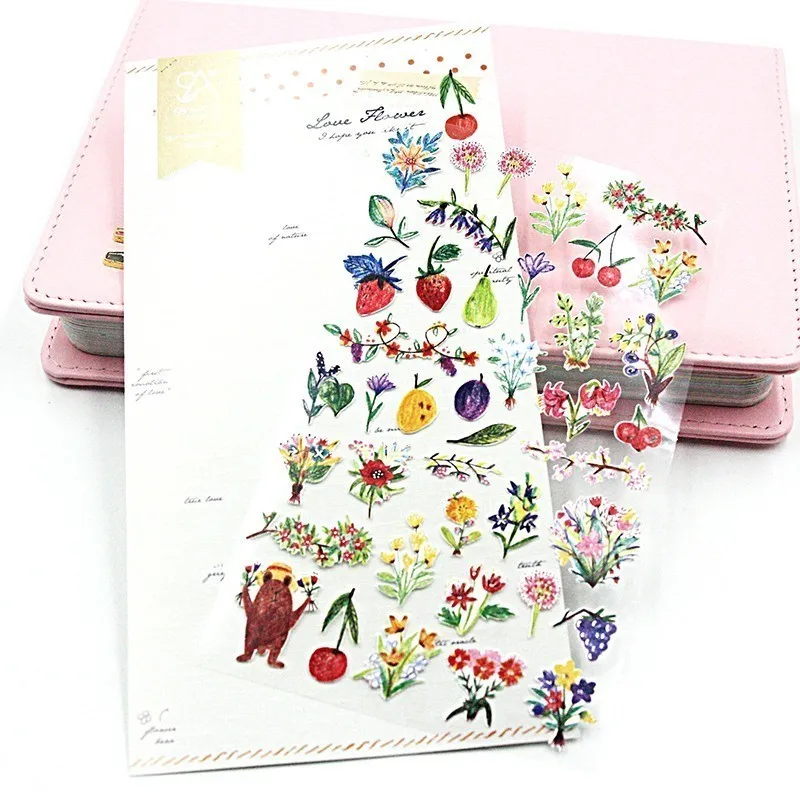 1pcs Creative New Love Flowers Cute Diary Stickers Planner Sticker Sticky Notes Papeleria Children Decorate Stationery Sticker
1pcs Creative New Love Flowers Cute Diary Stickers Planner Sticker Sticky Notes Papeleria Children Decorate Stationery Sticker