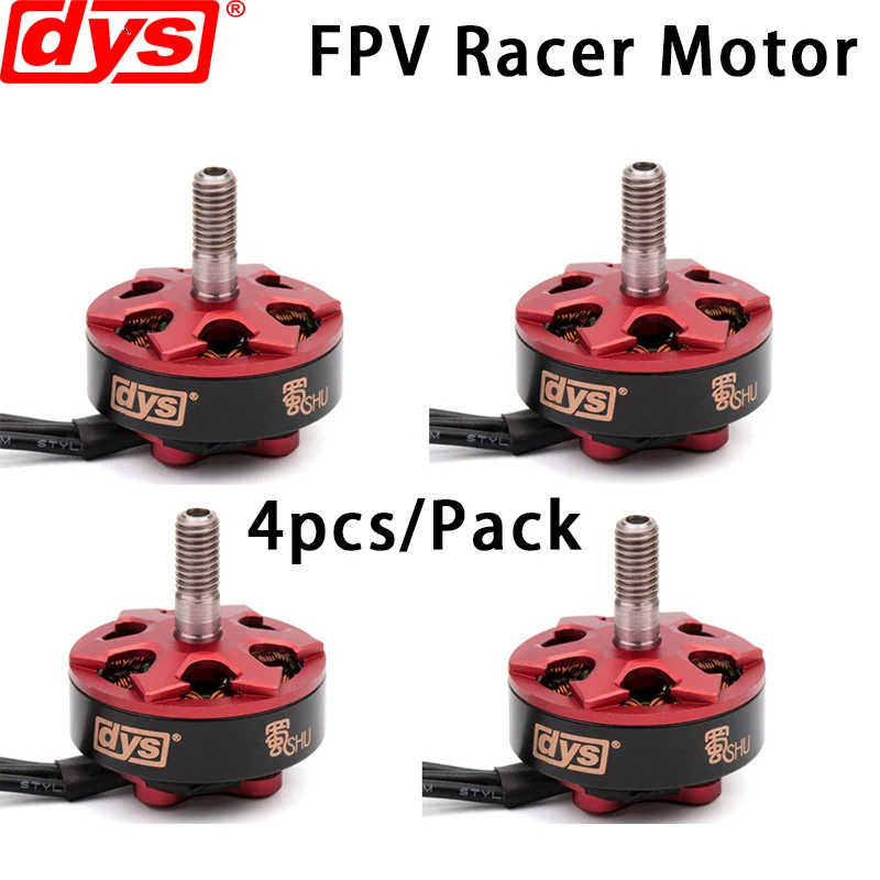 4 шт. серии DYS Samguk бесщеточный двигатель Shu 2306 2500KV 2800KV CW 3 6s 16x16 мм Монтажное