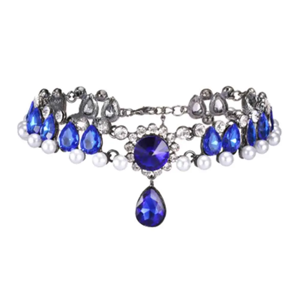 New Design Crystal choker necklace fashion necklace costume collar Simulated-pearl Necklaces temperament chocker necklace
New Design Crystal choker necklace fashion necklace costume collar Simulated-pearl Necklaces temperament chocker necklace