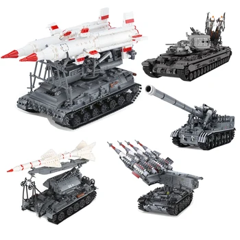 Building Blocks 1469-3663Pcs Military Series The SA-2 Guideline KV-2 Tank Model MOC Assembly Tank Model Block Bricks For Adults
Building Blocks 1469-3663Pcs Military Series The SA-2 Guideline KV-2 Tank Model MOC Assembly Tank Model Block Bricks For Adults