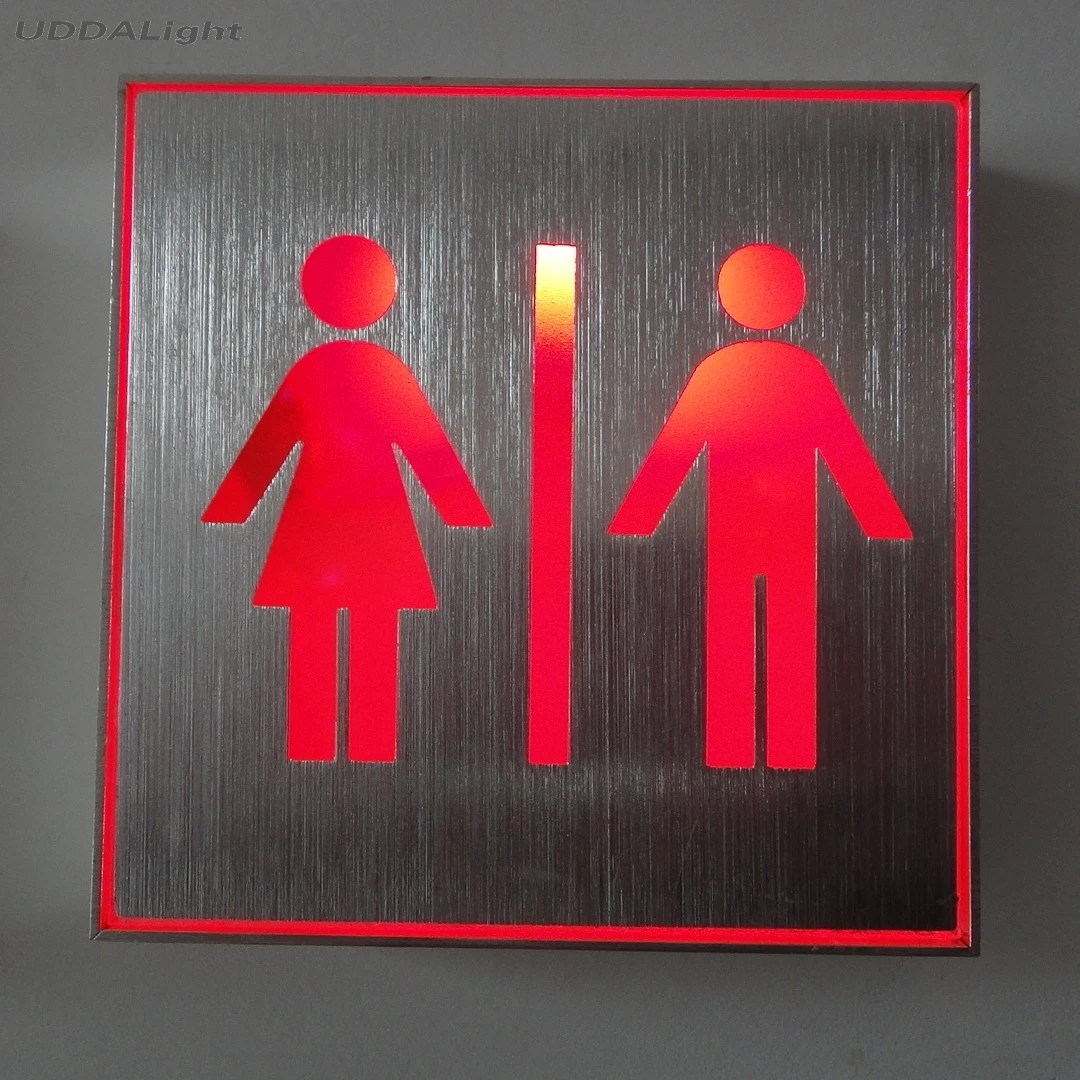 10pcs/lot WC toilet led signs/led display board epistar 110-120lm/w led indication wall lamp 200*200*30mm
10pcs/lot WC toilet led signs/led display board epistar 110-120lm/w led indication wall lamp 200*200*30mm