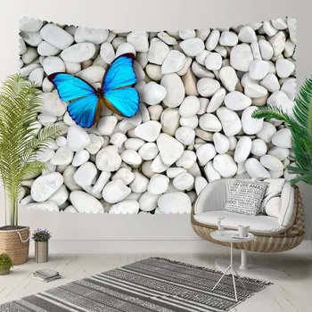 Else Gray White Pebble Stones on Blue Butterfly 3D Print Decorative Hippi Bohemian Wall Hanging Landscape Tapestry Wall Art
Else Gray White Pebble Stones on Blue Butterfly 3D Print Decorative Hippi Bohemian Wall Hanging Landscape Tapestry Wall Art