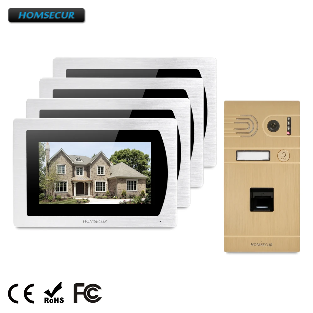 HOMSECUR 7" Video&Audio Home Intercom CCTV Camera Supported for House/Flat BC061-G +BM717-S
HOMSECUR 7" Video&Audio Home Intercom CCTV Camera Supported for House/Flat BC061-G +BM717-S