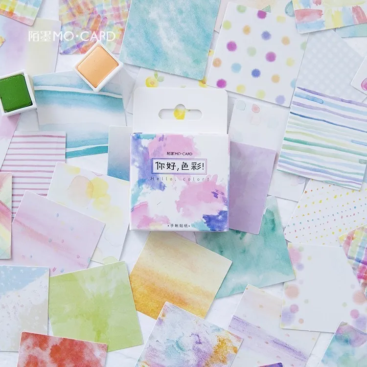 45PCS/box New Creative Hello Color Paper Lable Stickers Crafts And Scrapbooking Decorative Lifelog Sticker DIY Lovely Stationery
45PCS/box New Creative Hello Color Paper Lable Stickers Crafts And Scrapbooking Decorative Lifelog Sticker DIY Lovely Stationery