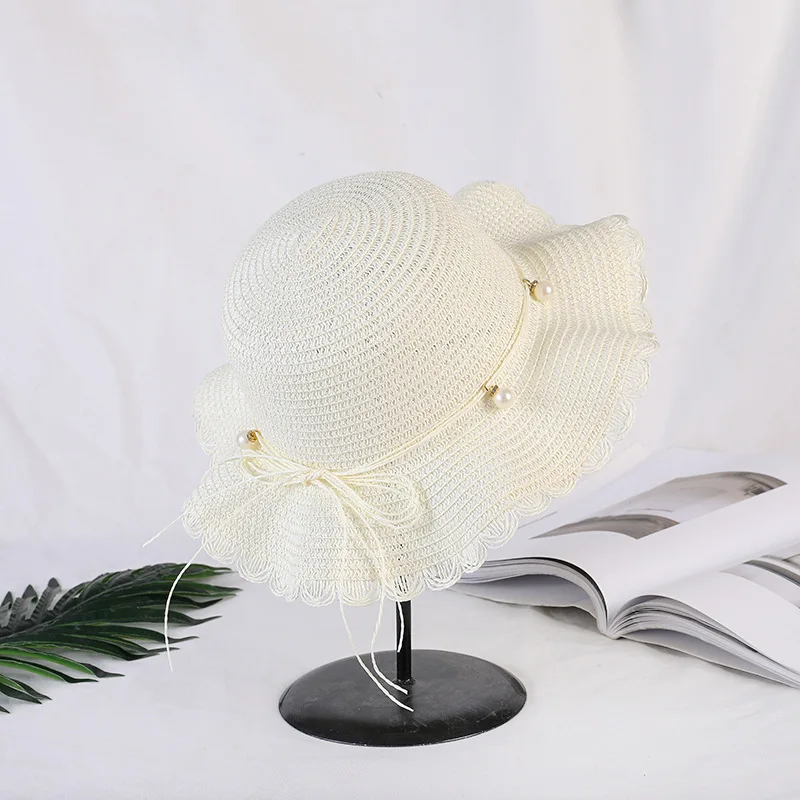 New Summer Girls Straw Hat Princess Kid Pearl Beach Sun Hats Children Lovely Bowknot Flat Top Sunscreen Straw Hat Trip Cap YY147
New Summer Girls Straw Hat Princess Kid Pearl Beach Sun Hats Children Lovely Bowknot Flat Top Sunscreen Straw Hat Trip Cap YY147
