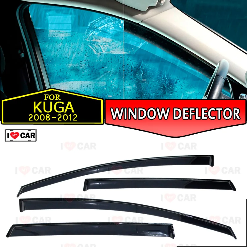 Window deflector for Ford Kuga 2008-2012 car window deflector wind guard vent sun rain visor cover car styling decor
Window deflector for Ford Kuga 2008-2012 car window deflector wind guard vent sun rain visor cover car styling decor