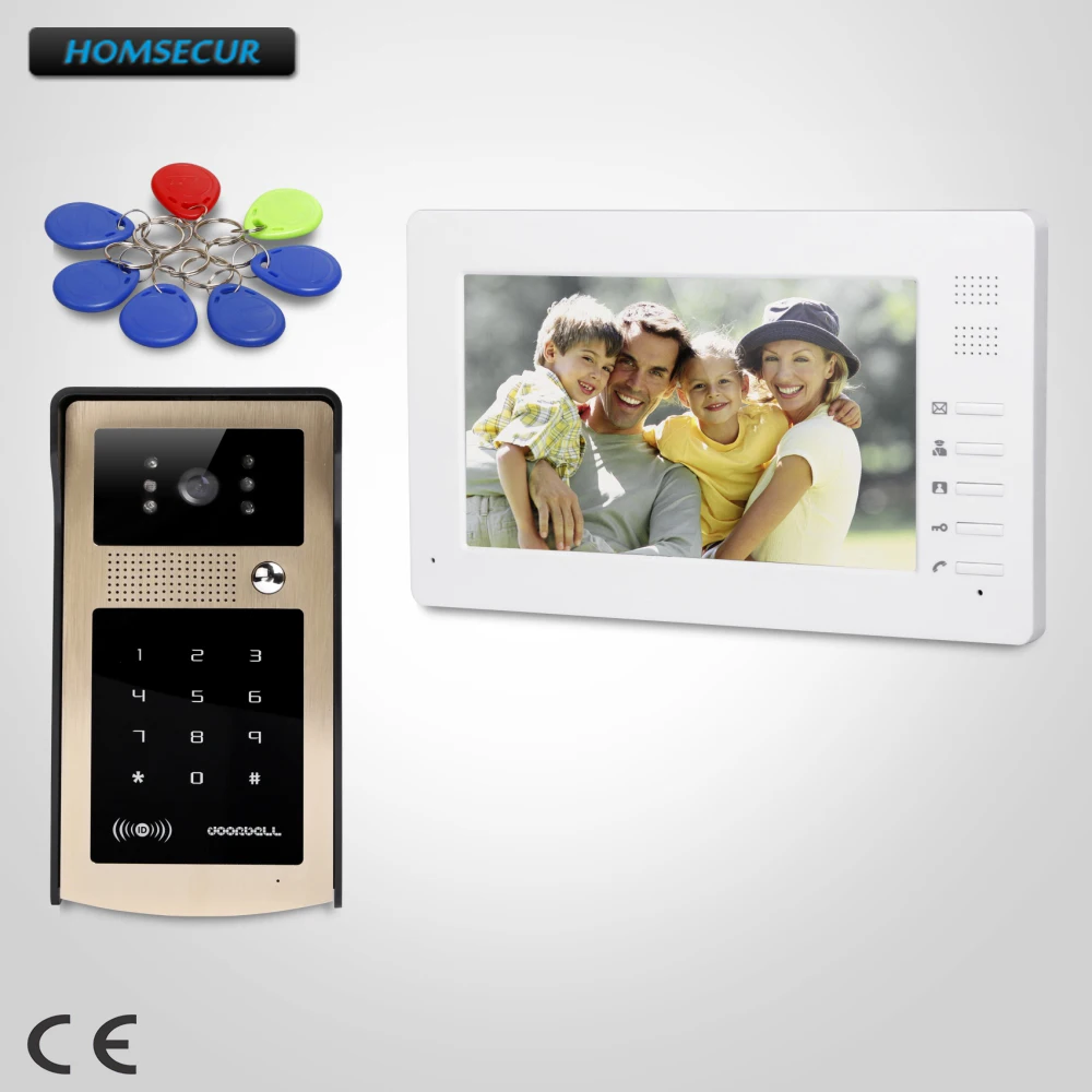 HOMSECUR 7inch Video Door Entry Security Intercom Electric Lock Supported for House/ Flat XC004-S+XM706
HOMSECUR 7inch Video Door Entry Security Intercom Electric Lock Supported for House/ Flat XC004-S+XM706